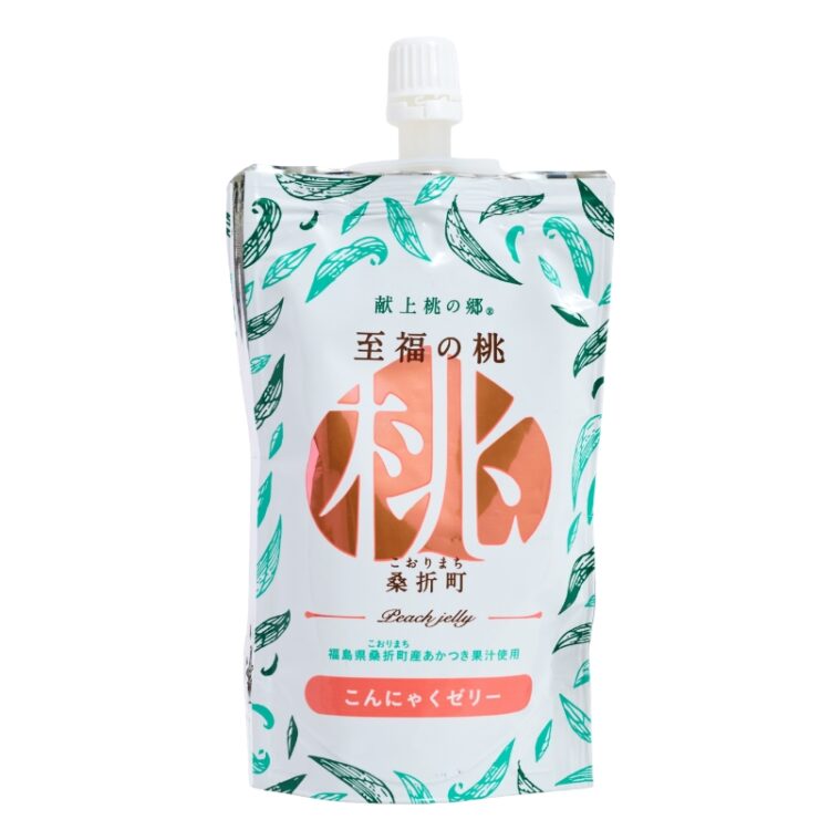 福島県福島エリアのご当地スーパーいちいの人気商品 究極のスイーツ！ 「至福の桃 飲むこんにゃくゼリー (〈一財〉桑折町振興公社) 」