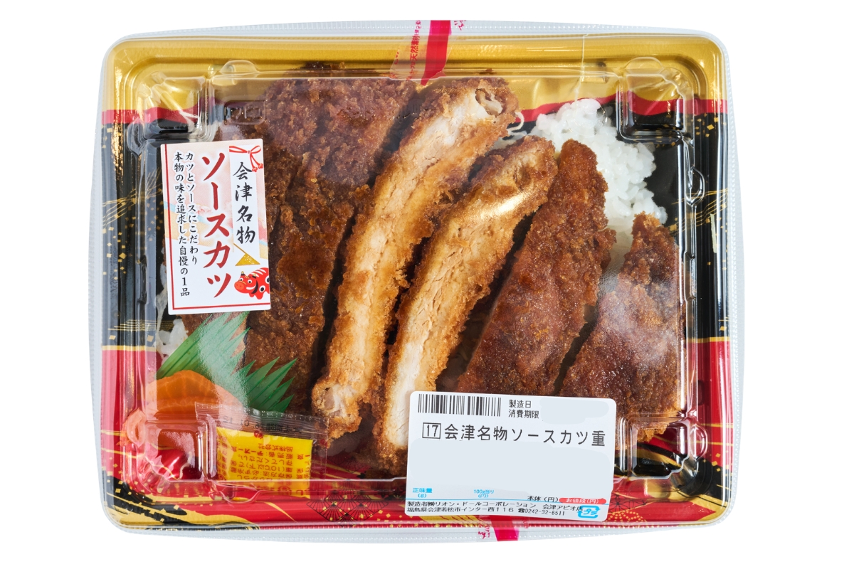 福島県会津若松エリアのご当地スーパーリオン・ドール　ご当地カツ丼！ 「会津名物ソースカツ重」