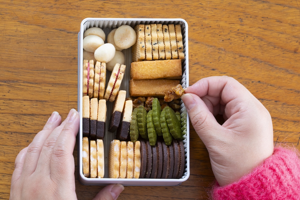 ぼる塾田辺さん絶賛のクッキー　BONBONS DE K〉の「グルテンフリークッキー缶Un」