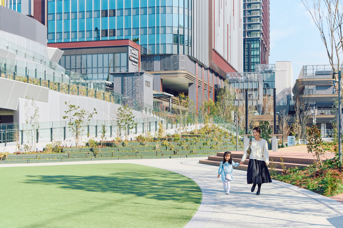 個性豊かな３つの広場を親子で体験！