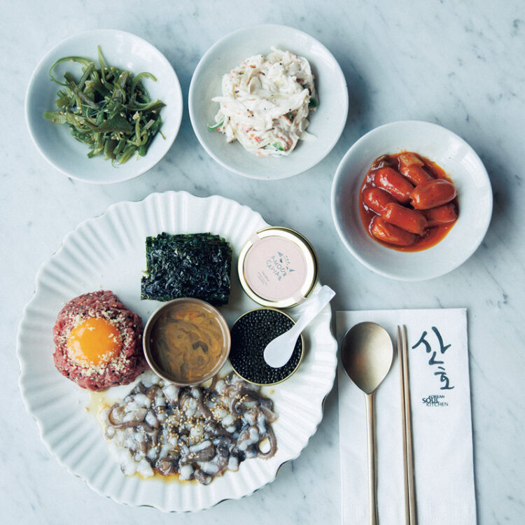 ソウル 韓国 ビストロ 海の恵みが口の中で弾ける、新感覚のユッケ体験！〈サノ〉