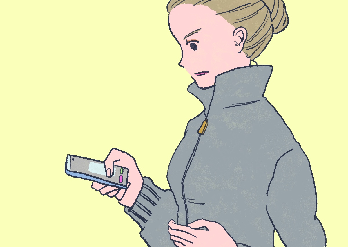 松田青子エッセイのイラスト　フィギュアスケートから考える「生理」のこと