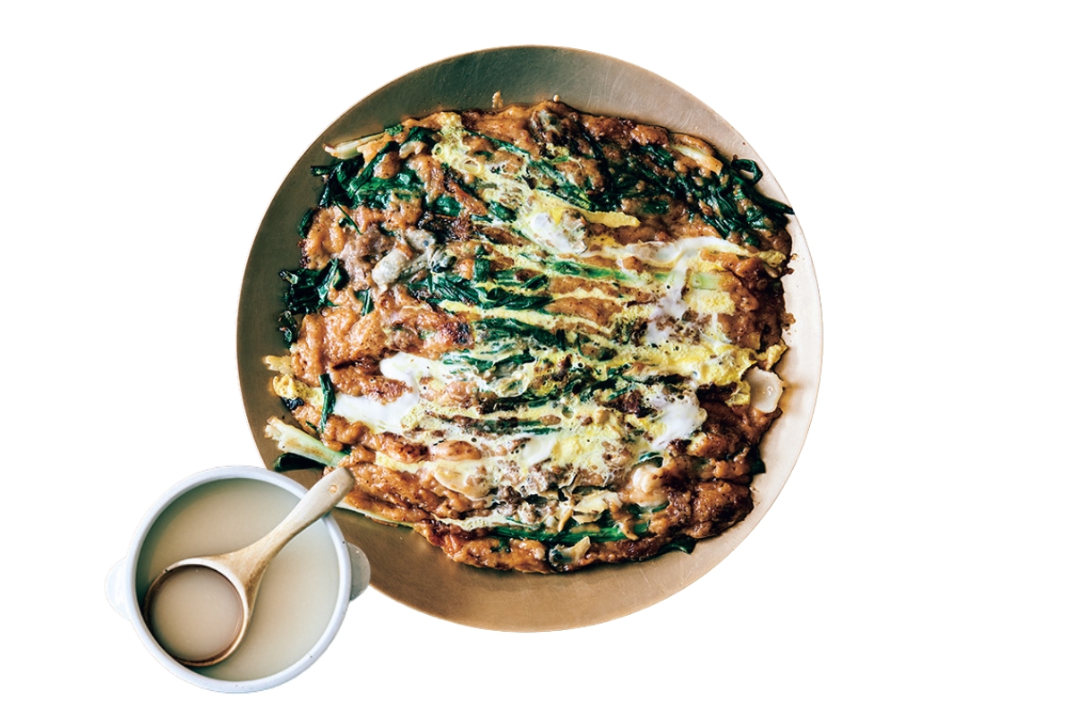 〈東莱ハルメパジョン〉の「パジョン」　釜山　ご当地飯　おすすめ