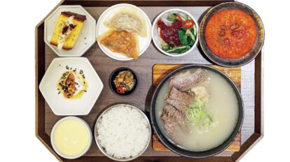 【江南】牛肉の旨みがすごすぎる。現代百貨店内〈コムタンLAB〉の「コムタン定食」