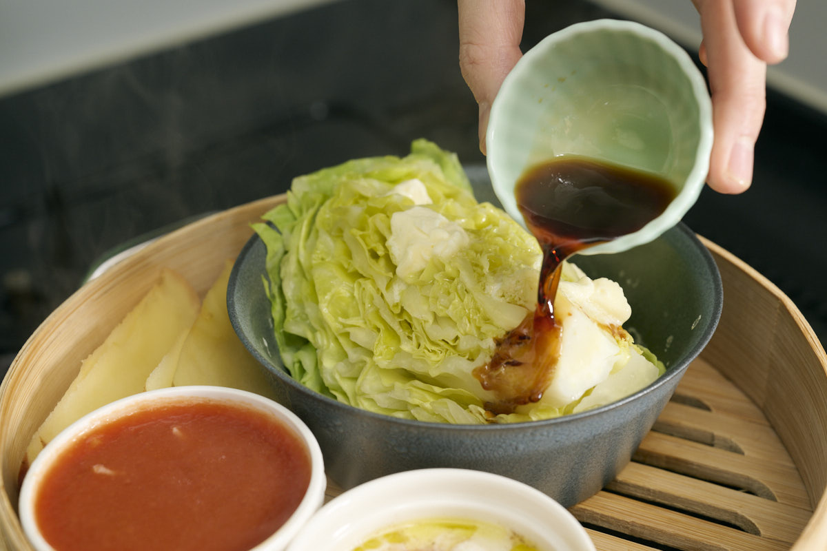 春キャベツのレシピ　せいろ