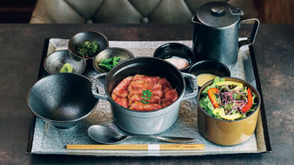 【銀座和食ランチ】ご褒美にぴったりな〈東京焼肉いのうえ 銀座店〉の「和牛櫃まぶし」は予約必須。