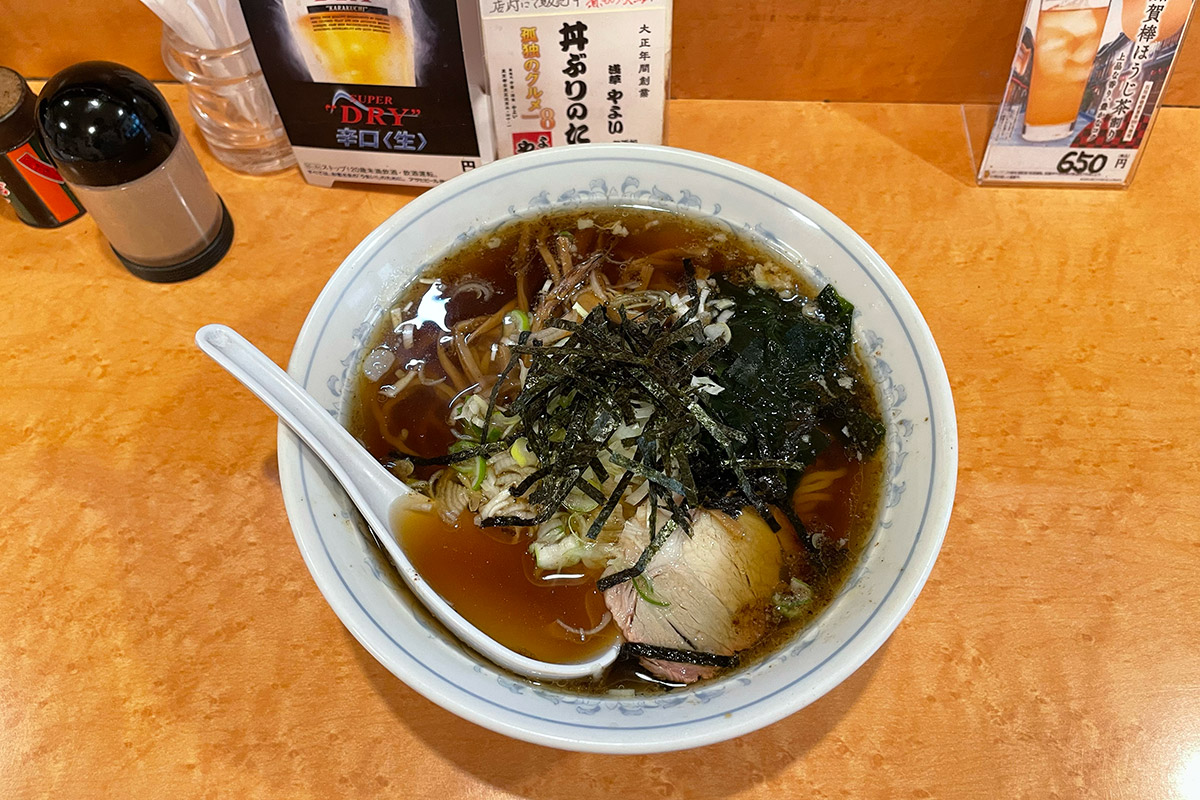 ラーメン女子森本聡子さんイチオシのラーメン　〈中華・洋食 やよい〉のラーメン
