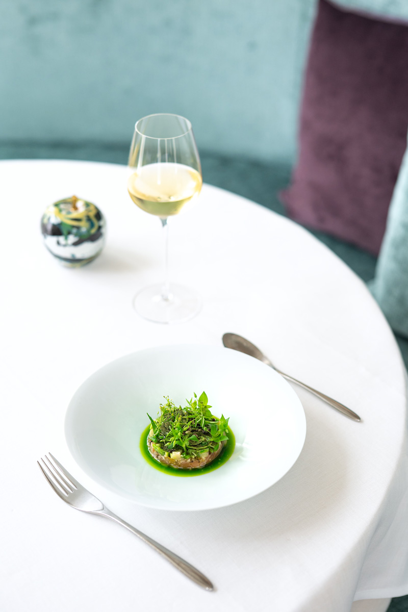 銀座　　レストラン　FARO　資生堂　シグネチャーディッシュ