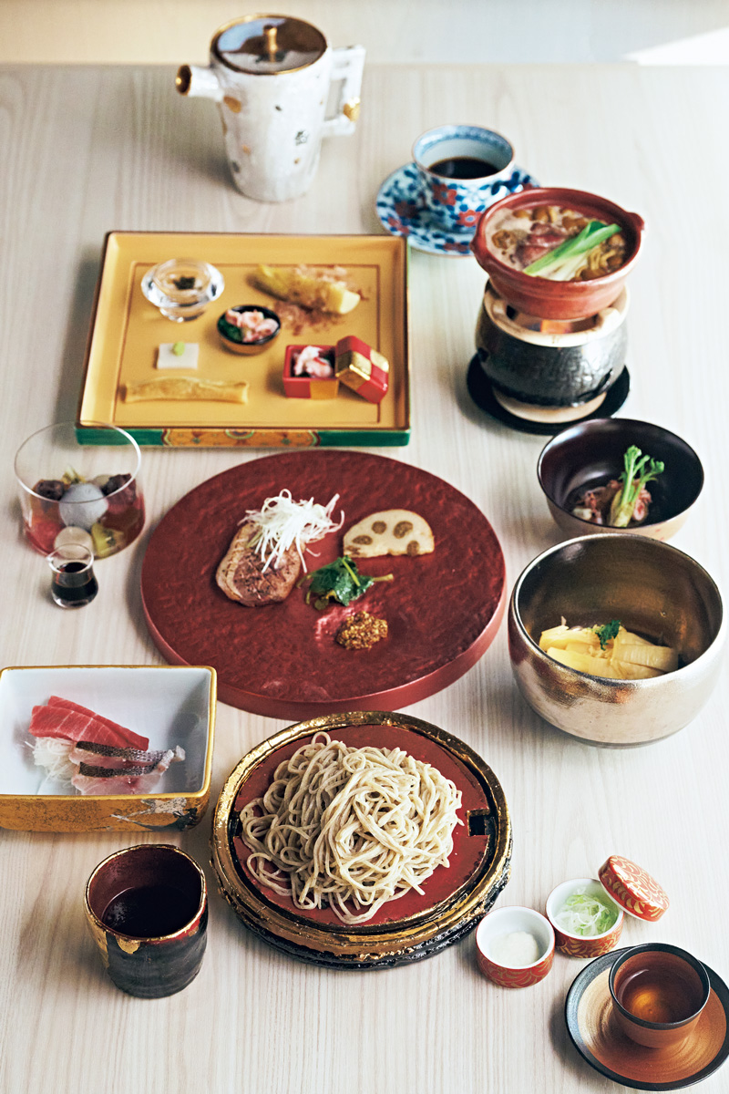 香り高い蕎麦を、数々の美味と共に。〈ぎんざ蕎麦悠〉　銀座　ご褒美ランチ　