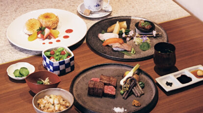 【銀座でご褒美ランチ】おいしさ、量が大充実のステーキコースランチ〈鉄板焼 炎 銀座〉