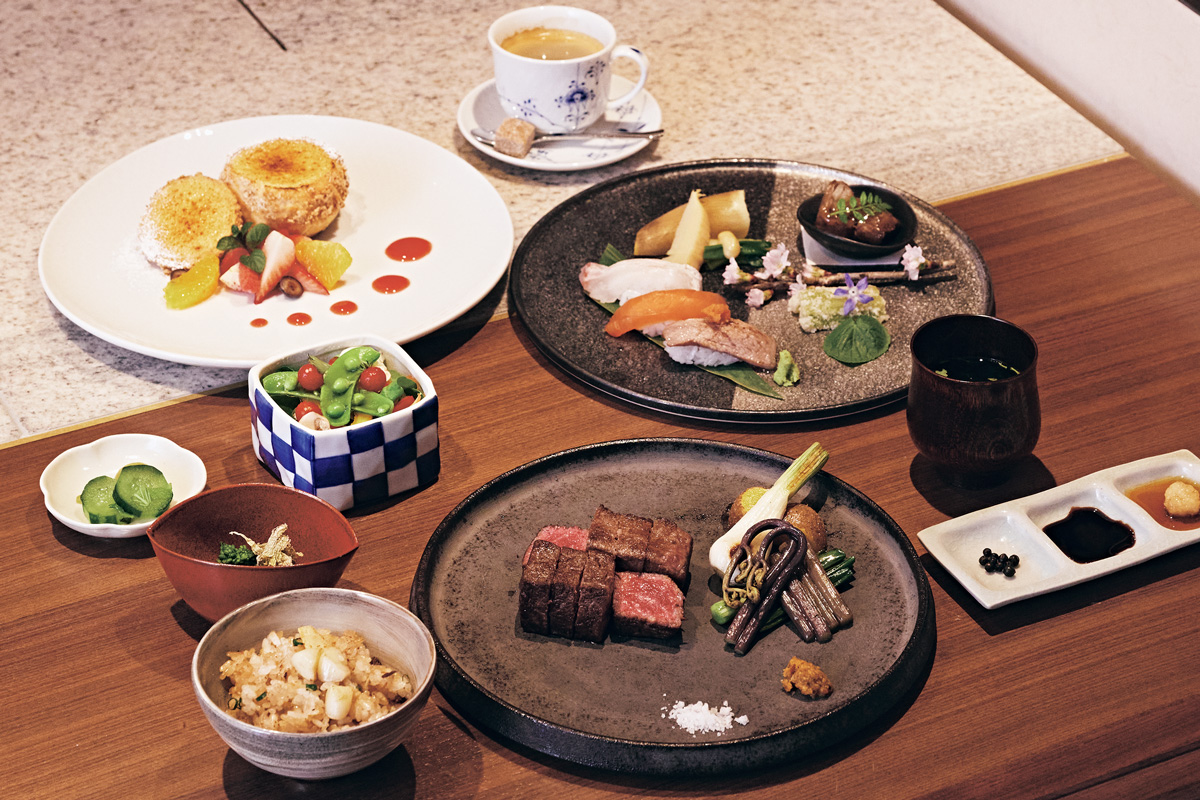 【銀座でご褒美ランチ】おいしさ、量が大充実のステーキコースランチ〈鉄板焼 炎 銀座〉