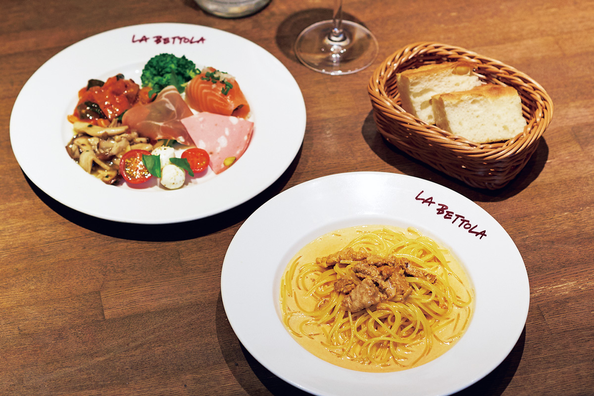 銀座　イタリアンランチ　〈ラ・ベットラ・ダ・オチアイ〉の「Aコース」2,640円