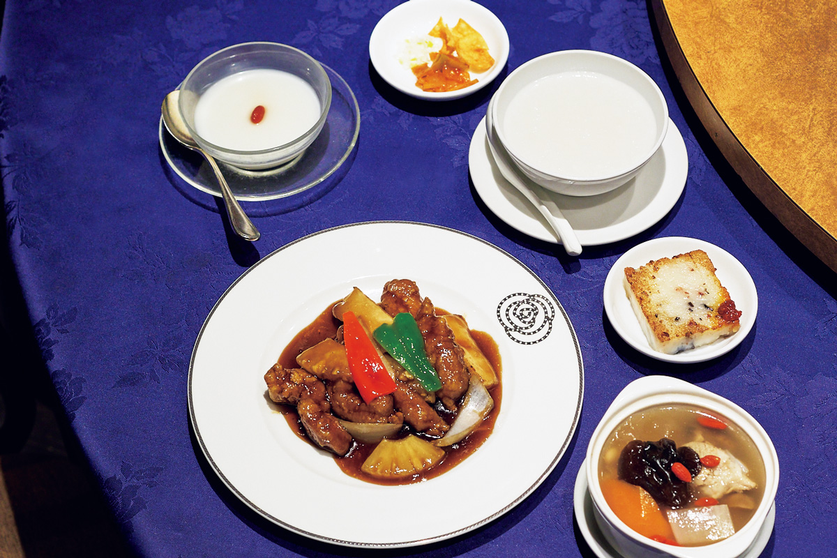 銀座 お得な中華ランチ 〈中国薬膳料理 星福〉の「お手軽御膳」2,980円
