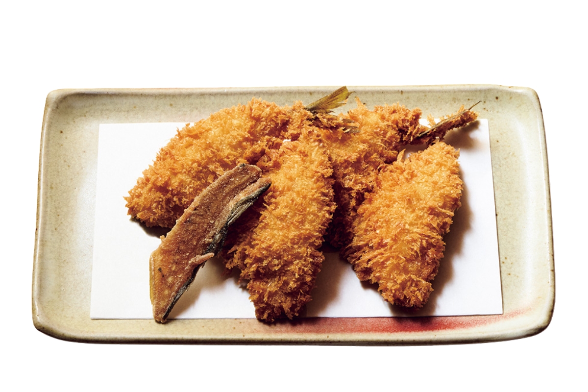 お得な銀座ランチ　〈京ばし松輪〉の「アジフライ定食」1,650円