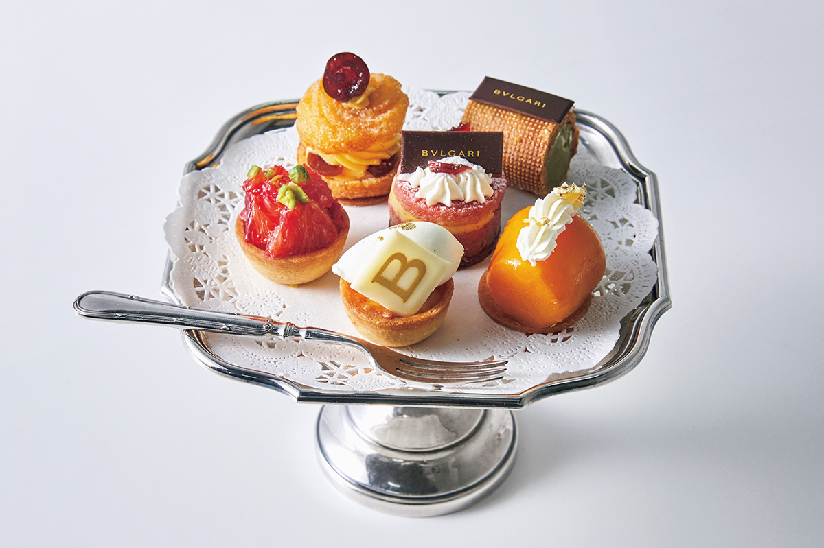 銀座で選ぶ最新手土産 おいしい手土産 〈BVLGARI TOKYO GINZA BAR - CAFÉ(ブルガリトウキョウ ギンザ バー・カフェ)〉の「パスティッチェリア・ミニョン」