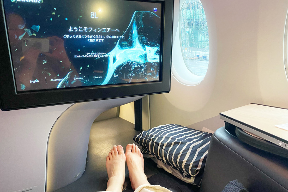 フィンエアー　フィンランド航空　ビジネスクラス