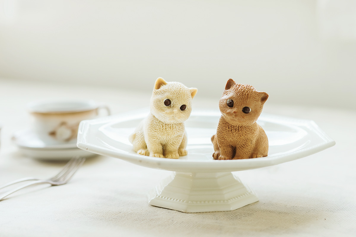 愛らしいフォルムに伝統菓子を忍ばせて。〈STAR SELECTION/EWIG〉の「モンブランキトン & ザッハキトン」