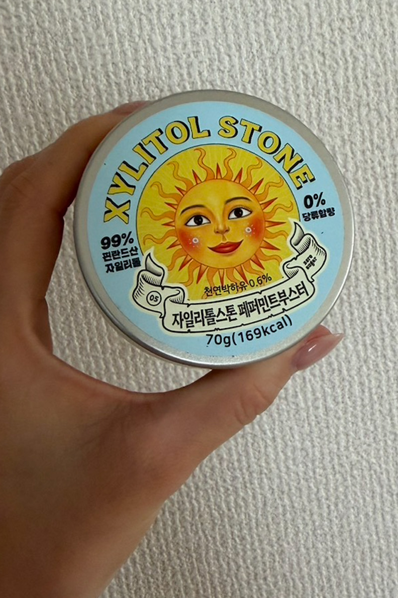 森香澄が韓国の〈HEMEKO〉や〈オリーブヤング〉で買った「XYLITOL STONE」