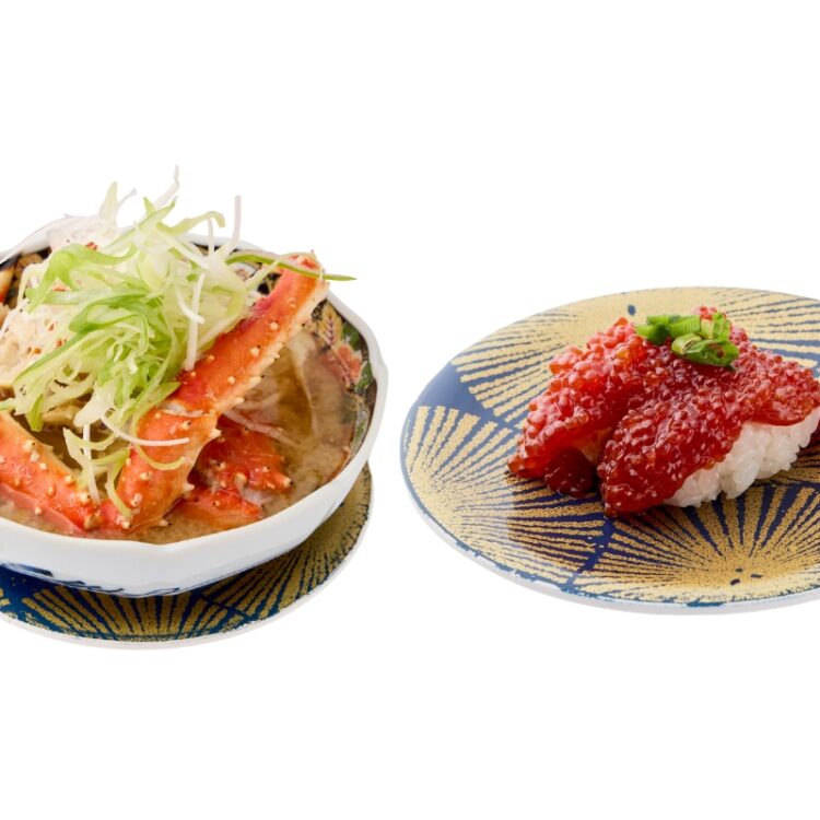 北海道屈指の回転寿司。客足が絶えない人気店。〈回転寿司 根室花まる ココノススキノ店〉 北海道屈指の回転寿司。客足が絶えない人気店。〈回転寿司 根室花まる ココノススキノ店〉