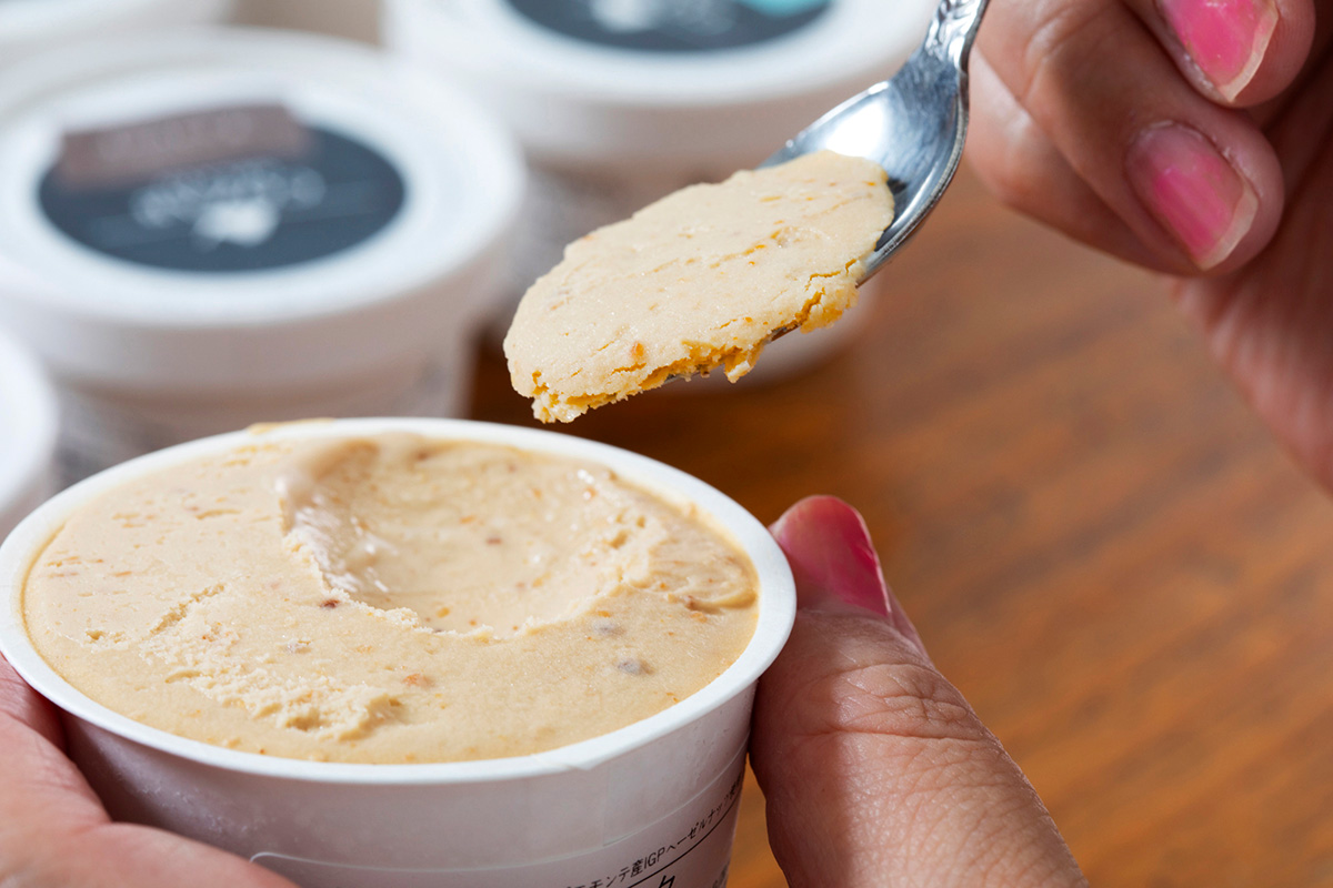 アイスということを忘れてしまうくらい素材の味がします。/〈COZAB GELATO〉の「ジェラート