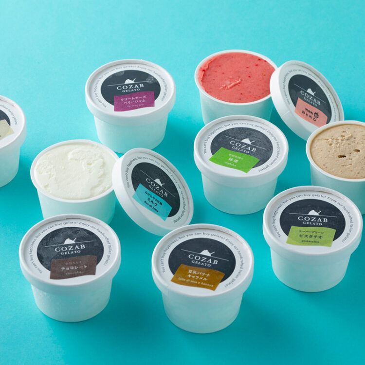 〈COZAB GELATO〉の「ジェラート」
