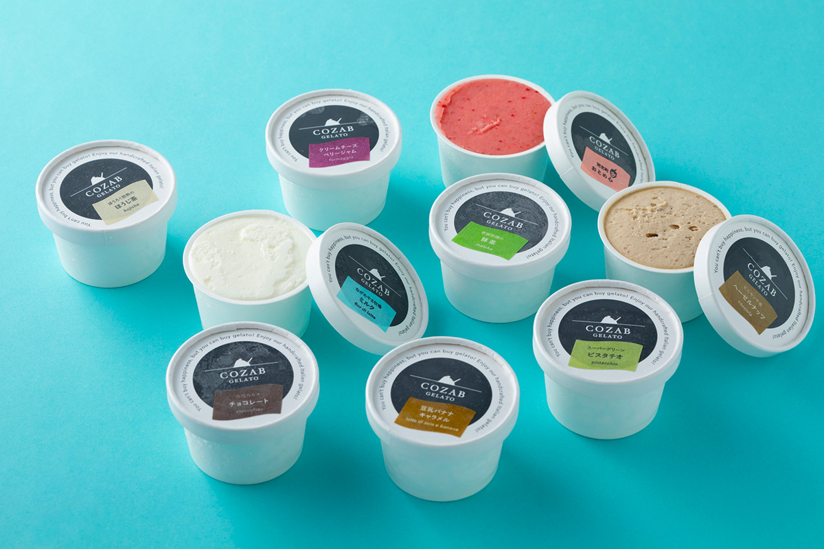 アイスということを忘れてしまうくらい素材の味がします。/〈COZAB GELATO〉の「ジェラート