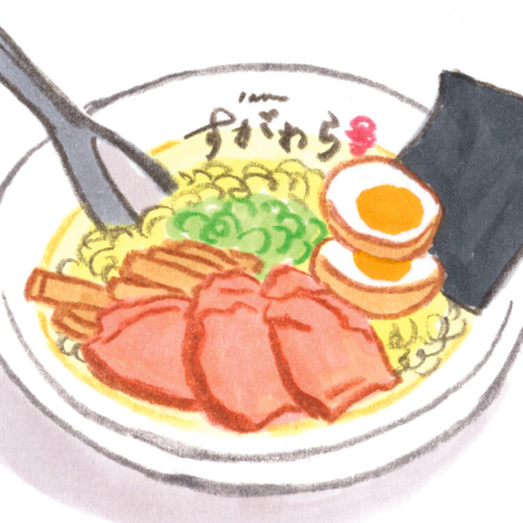 〈あさひかわ塩らーめん すがわら〉は小さい頃から食べている思い出の味。