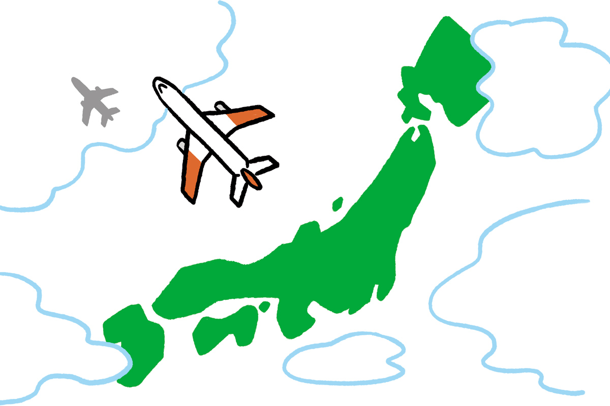 海外旅行のイメージイラスト