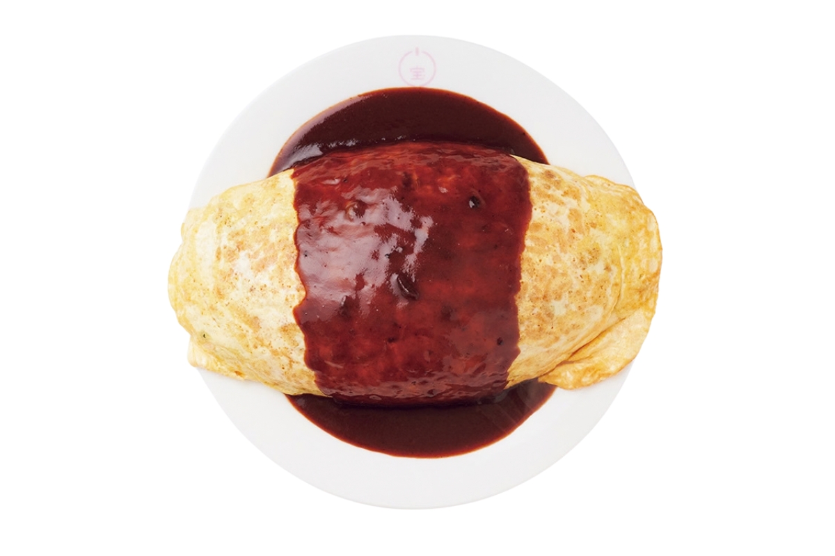 4. これぞ洋食のお手本というべきビジュアルと味。〈グリル小宝〉の「オムライス（中）」