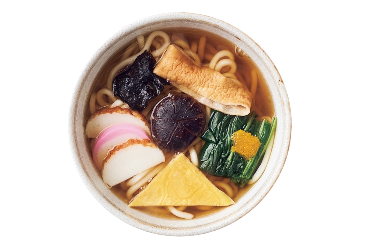 コクや旨みがしっかり感じられる濃厚だし。〈上七軒 ふた葉〉の「しっぽくうどん」