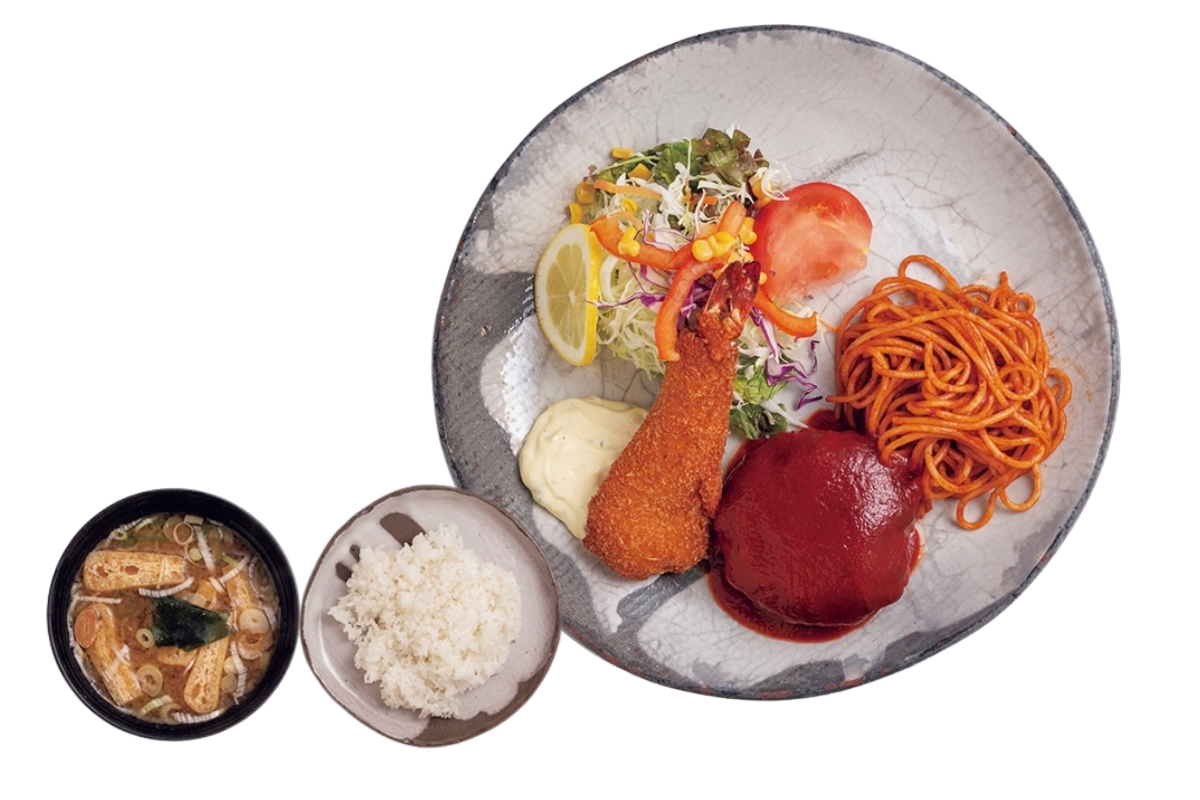 持ち帰り弁当も大人気な普段遣いな洋食店。〈グリルはせがわ〉の「Aミックス」
