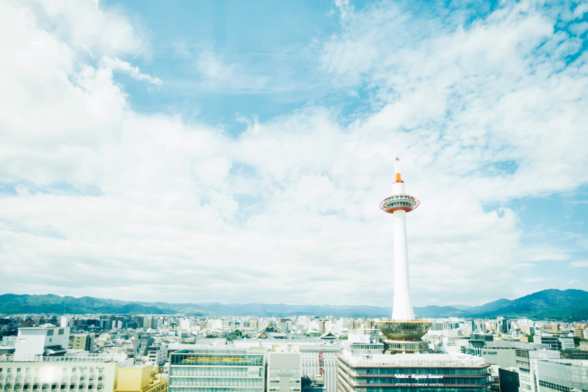 京都タワーが見える風景