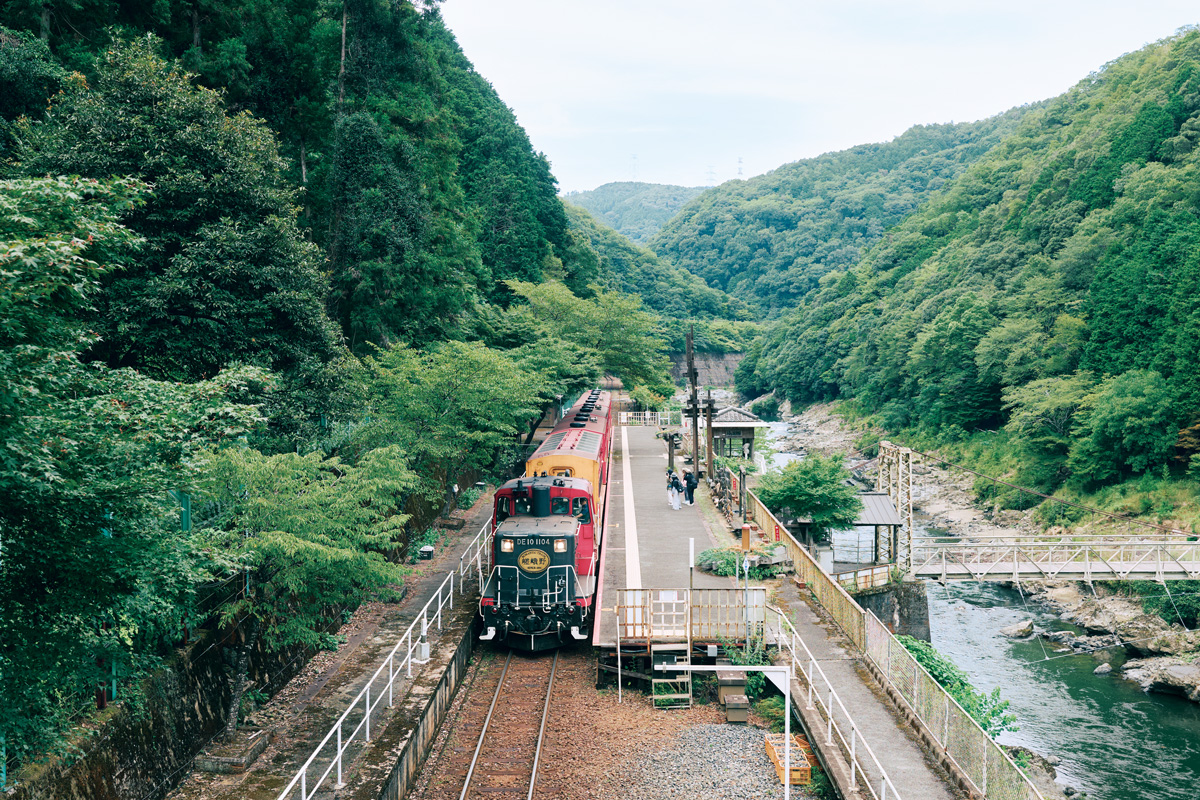 亀岡 トロッコ列車