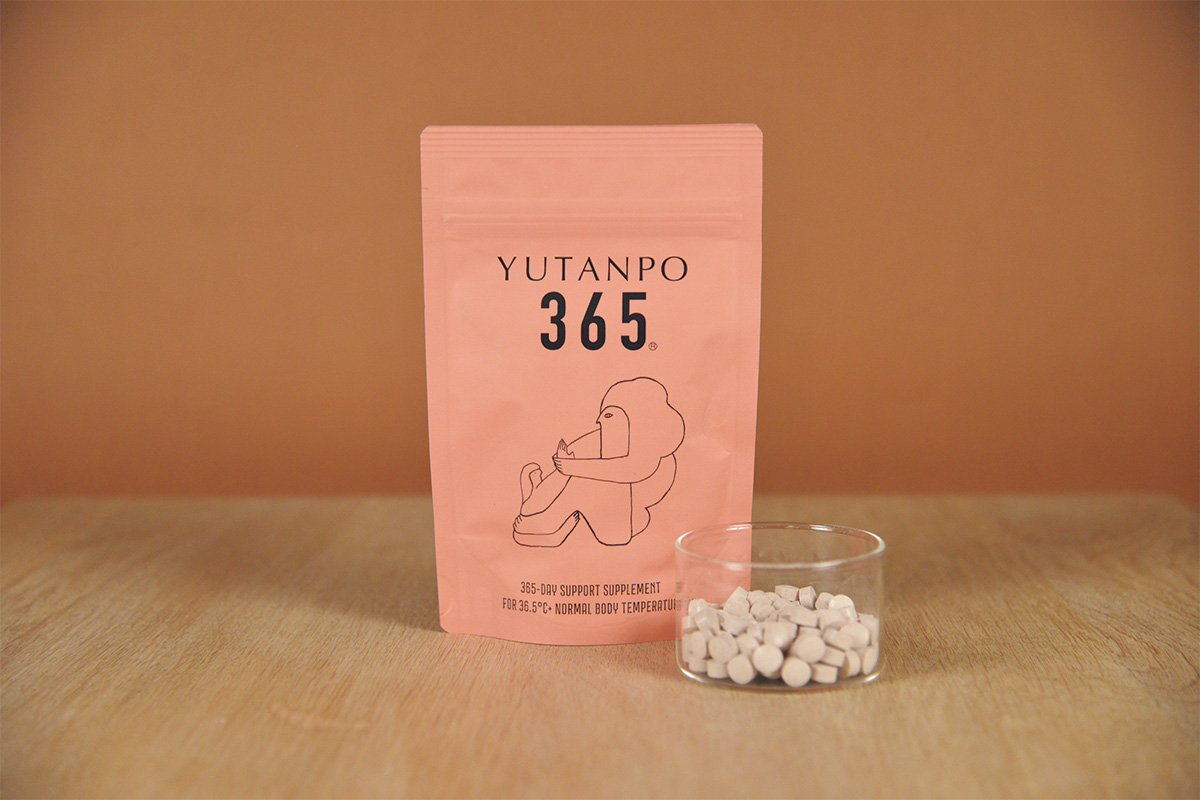 1日4粒で体ぽかぽか習慣。温活サプリ「YUTANPO 365 」。