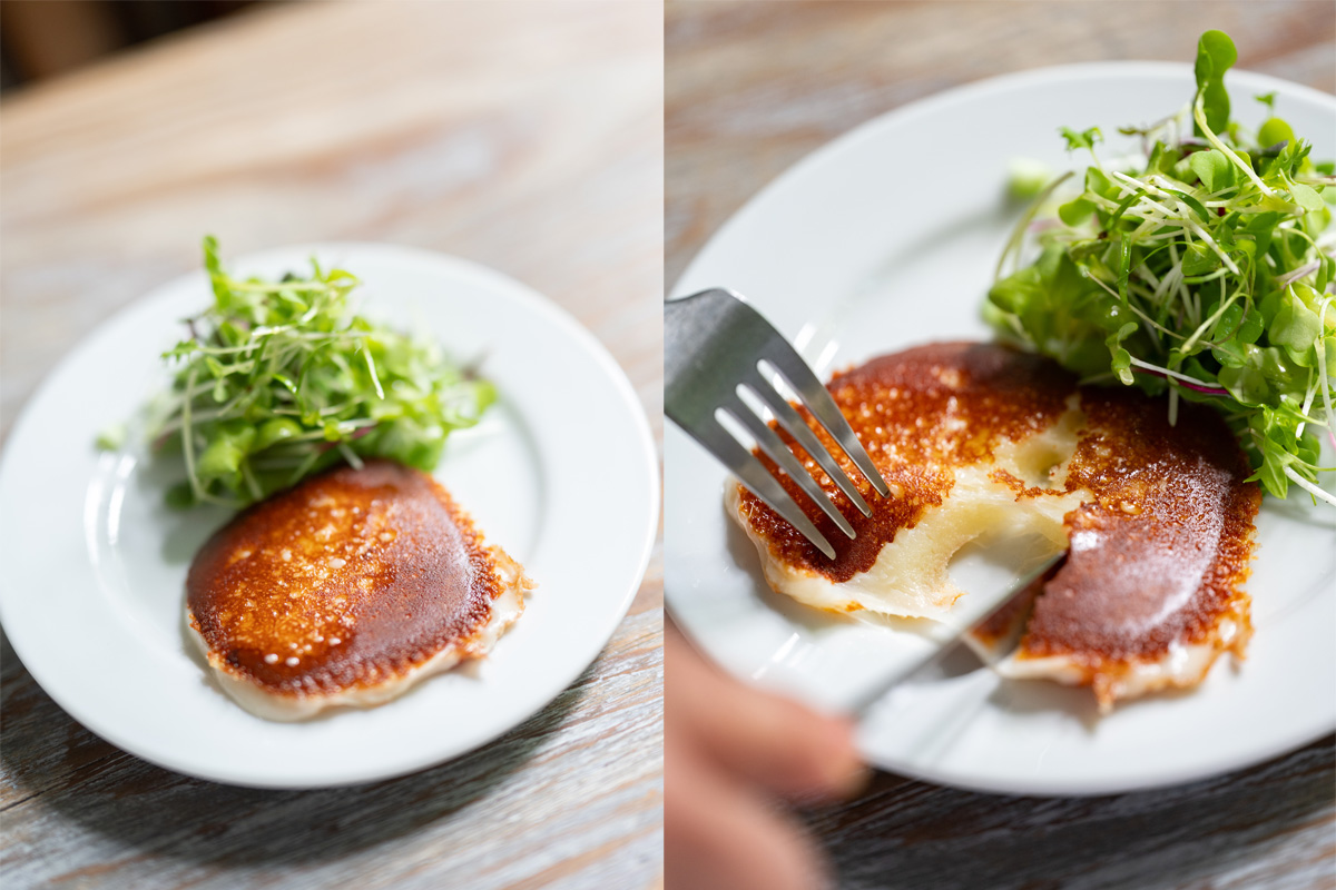 チーズ工房直営の 〈Forma Cheese Lab〉で
午前中からチーズとワインを満喫!